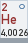 Helium (Symbol: He, Ordnungszahl: 2)