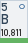 Bor (Symbol: B, Ordnungszahl: 5)