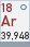 Argon (Symbol: Ar, Ordnungszahl: 18)