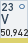 Vanadium (Symbol: V, Ordnungszahl: 23)