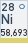 Nickel (Symbol: Ni, Ordnungszahl: 28)