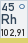 Rhodium (Symbol: Rh, Ordnungszahl: 45)
