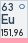 Europium (Symbol: Eu, Ordnungszahl: 63)