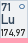Lutetium (Symbol: Lu, Ordnungszahl: 71)
